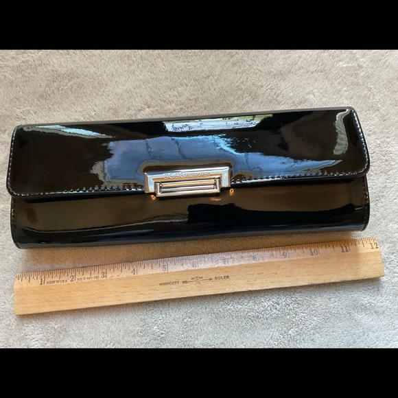 BCBG Generation Black Patent Leather Bag - Picture 3 of 5